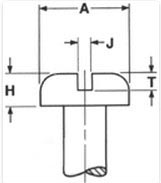 slotted drive pan head